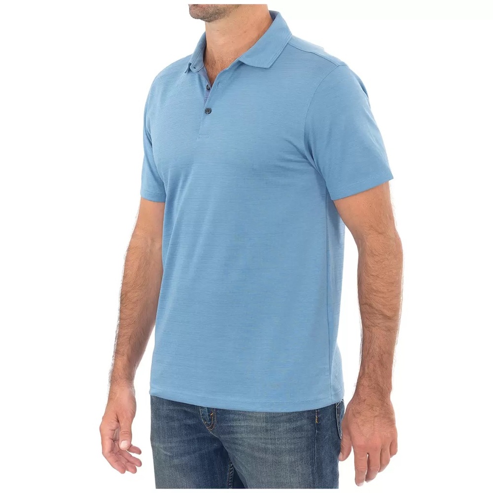 Kirkland Signature Men's Blue Polo Shirt